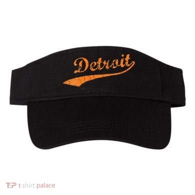 Detroit Baseball Style Cracked Lettering City Pride Visor