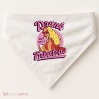 Drunk But Still Fabulous USA-Made Doggie Bandana thumb 0
