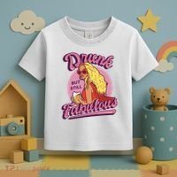 Drunk But Still Fabulous Toddler T-Shirt thumb 3