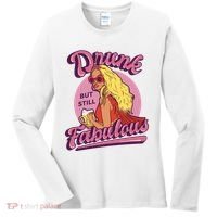 Drunk But Still Fabulous Women's Long Sleeve Shirt thumb 0