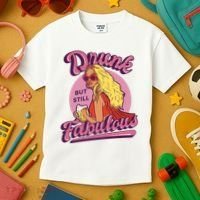 Drunk But Still Fabulous Kids T-Shirt thumb 3