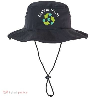 Don't Be Trashy Recycling Pun Environtalist Earth Day Cute Gift Bucket Hat