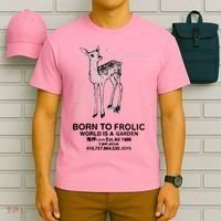 Deer Born To Frolic World Is A Garden Love Em All 1989 T-Shirt thumb 6