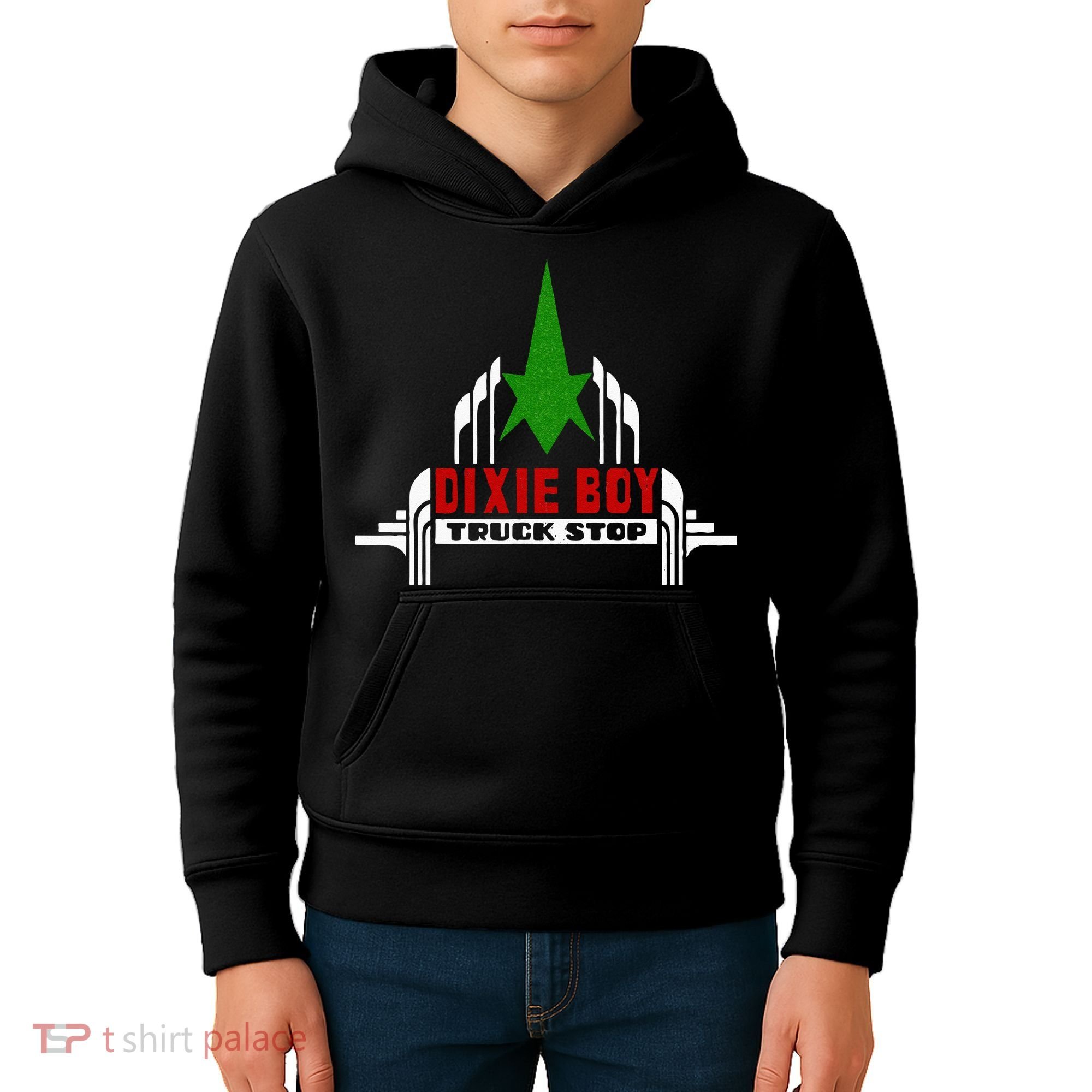 Dixie Boy Truck Stop Maximum Funny Overdrive Kids Hoodie