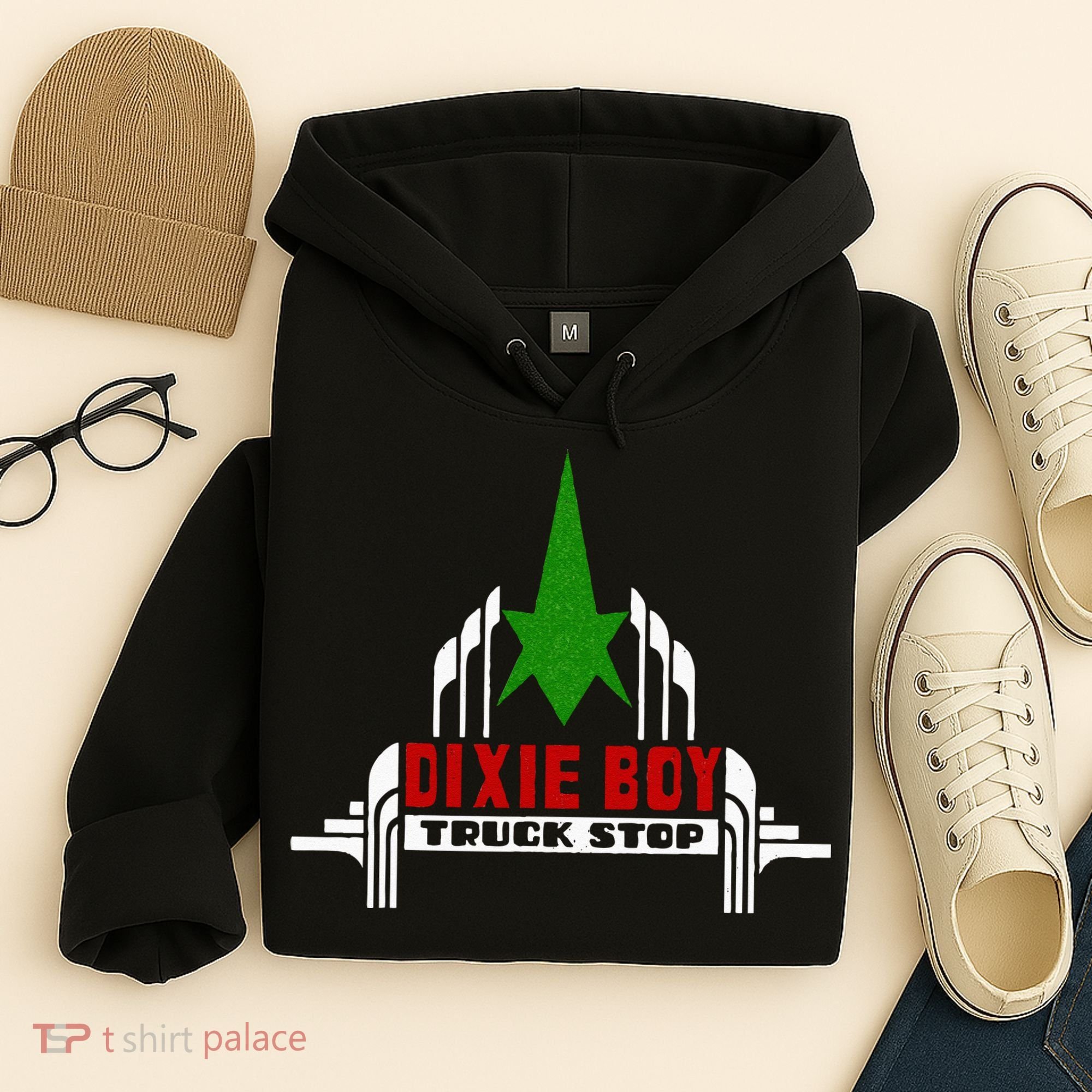 Dixie Boy Truck Stop Maximum Funny Overdrive Hoodie
