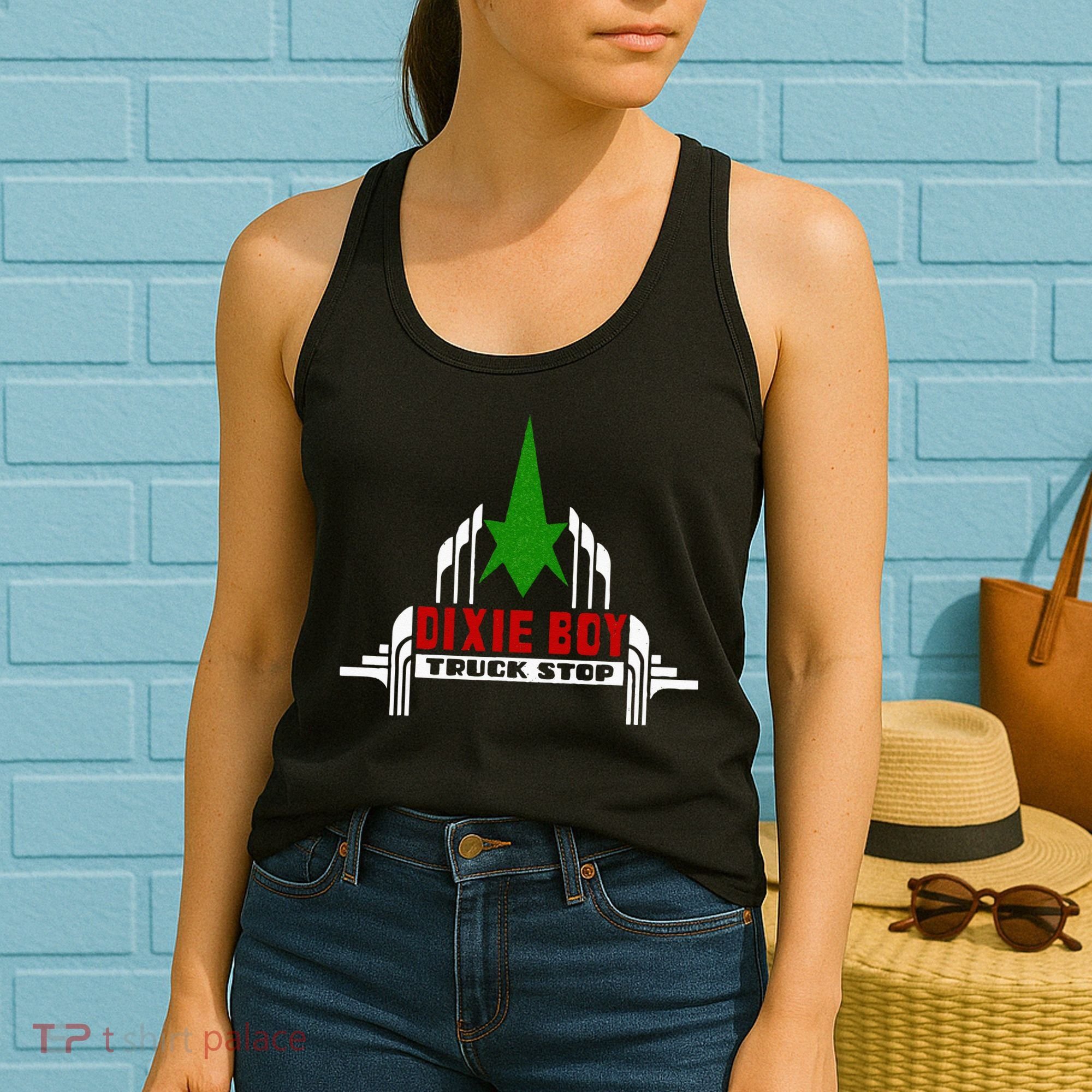 Dixie Boy Truck Stop Maximum Funny Overdrive Women's Tank Top
