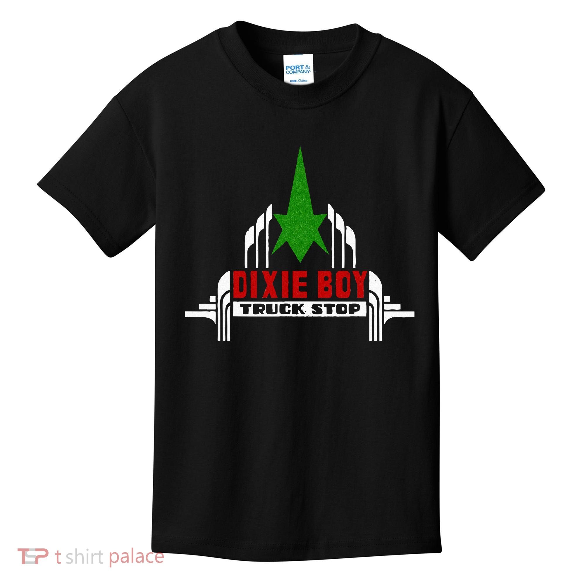Dixie Boy Truck Stop Maximum Funny Overdrive Kids T-Shirt