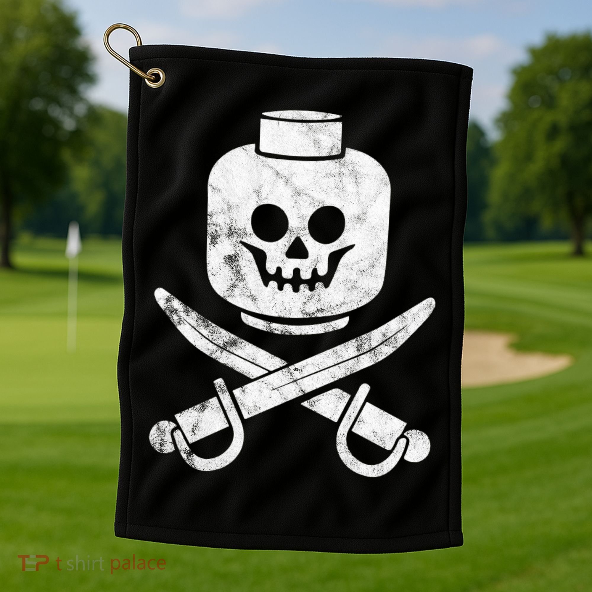 Dead Bricks Tell No Tales Golf Towel