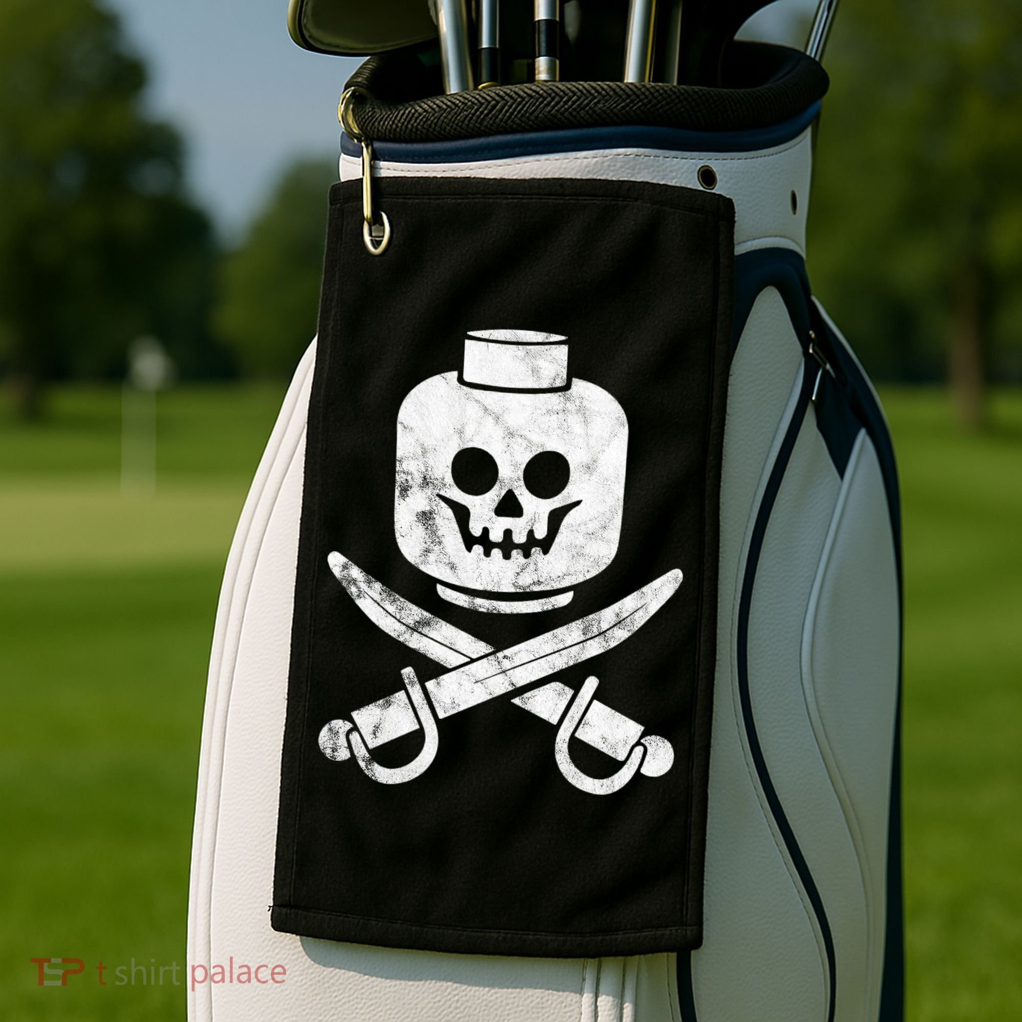 Dead Bricks Tell No Tales Golf Towel