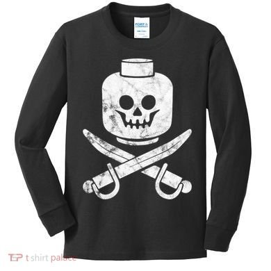 Dead Bricks Tell No Tales Kids Long Sleeve Shirt
