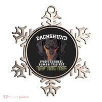 Dachshund Black Tan Professional Human Trainer Cute Dog Ornament thumb 0