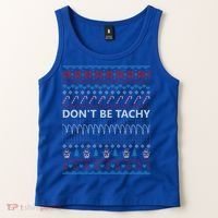 DonT Be Tachy Ugly Christmas Sweater Funny Gift Cute Gift Tank Top thumb 2