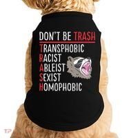 Don't Be Trash Funny Racoon Doggie Tank thumb 0