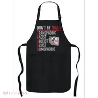 Don't Be Trash Funny Racoon Apron thumb 0