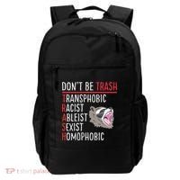 Don't Be Trash Funny Racoon Backpack thumb 0