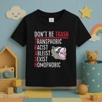 Don't Be Trash Funny Racoon Toddler T-Shirt thumb 3