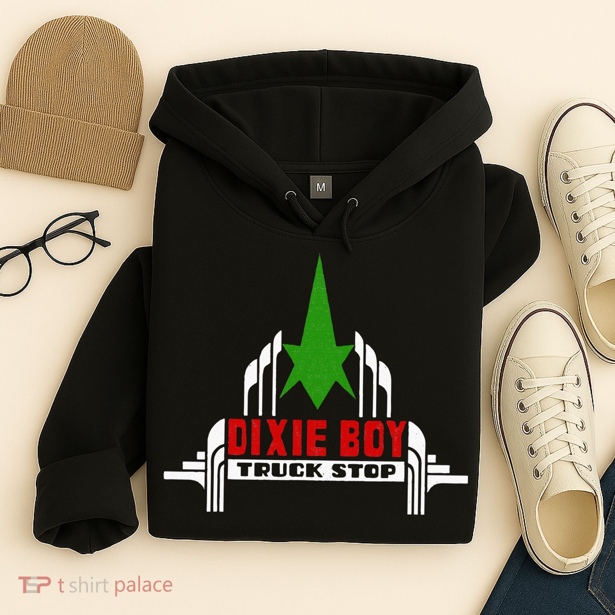 Dixie Boy Truck Stop Maximum Funny Overdrive Hoodie
