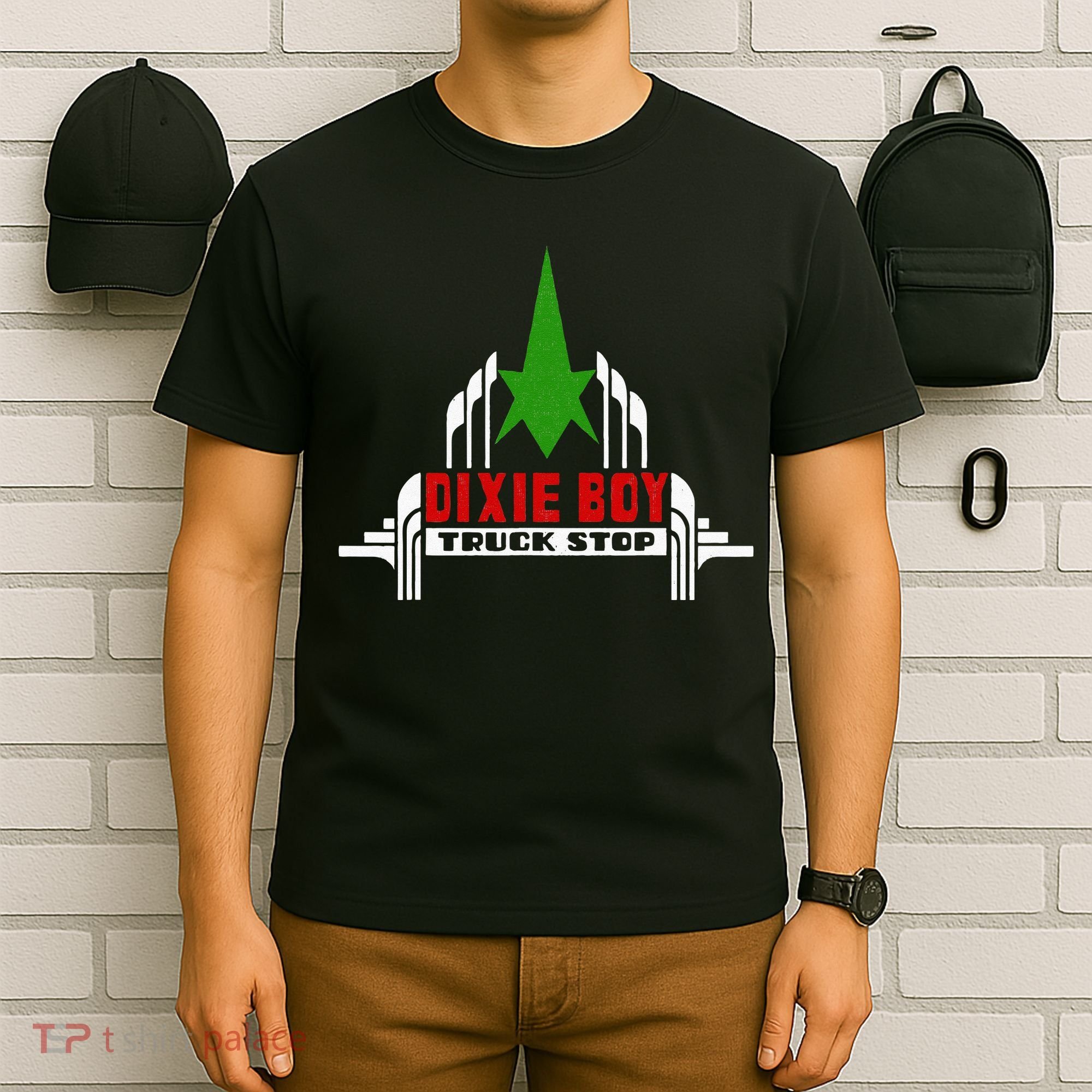 Dixie Boy Truck Stop Maximum Funny Overdrive T-Shirt