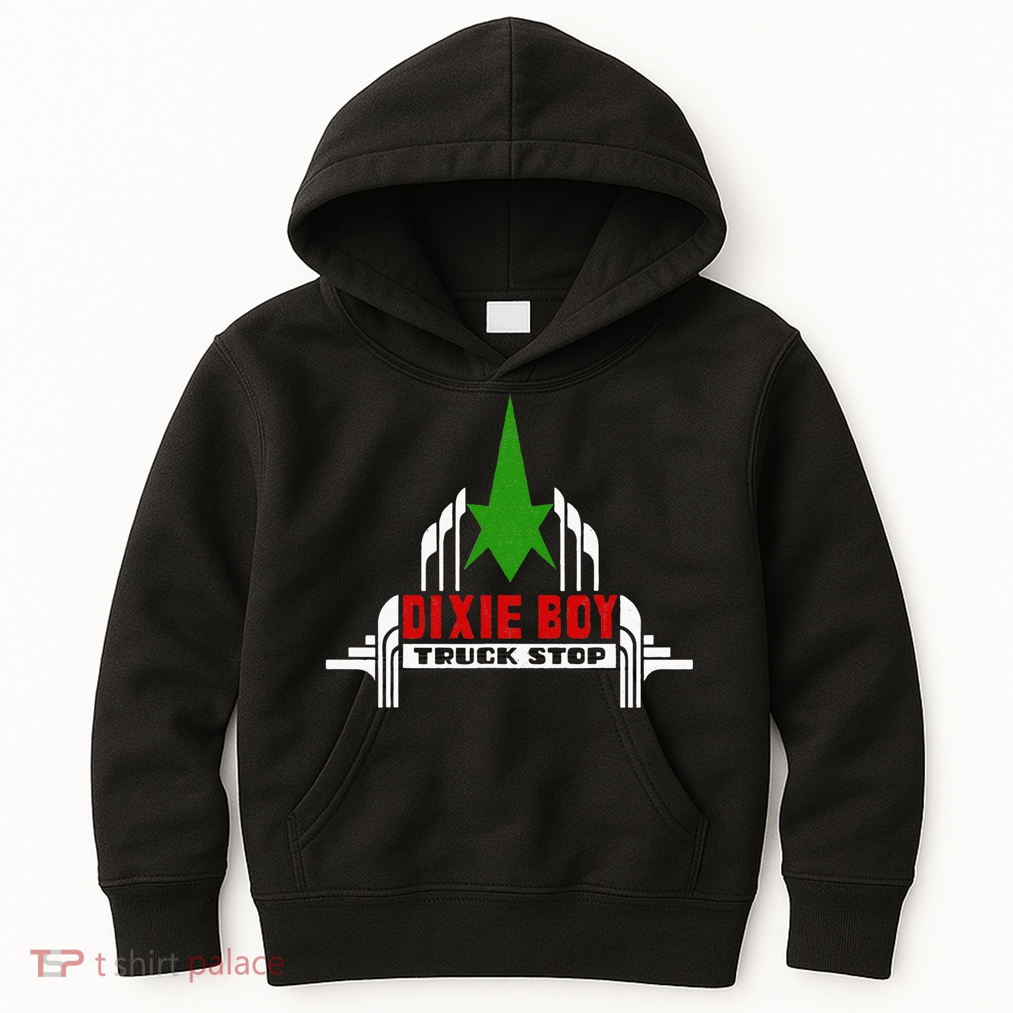 Dixie Boy Truck Stop Maximum Funny Overdrive Kids Hoodie