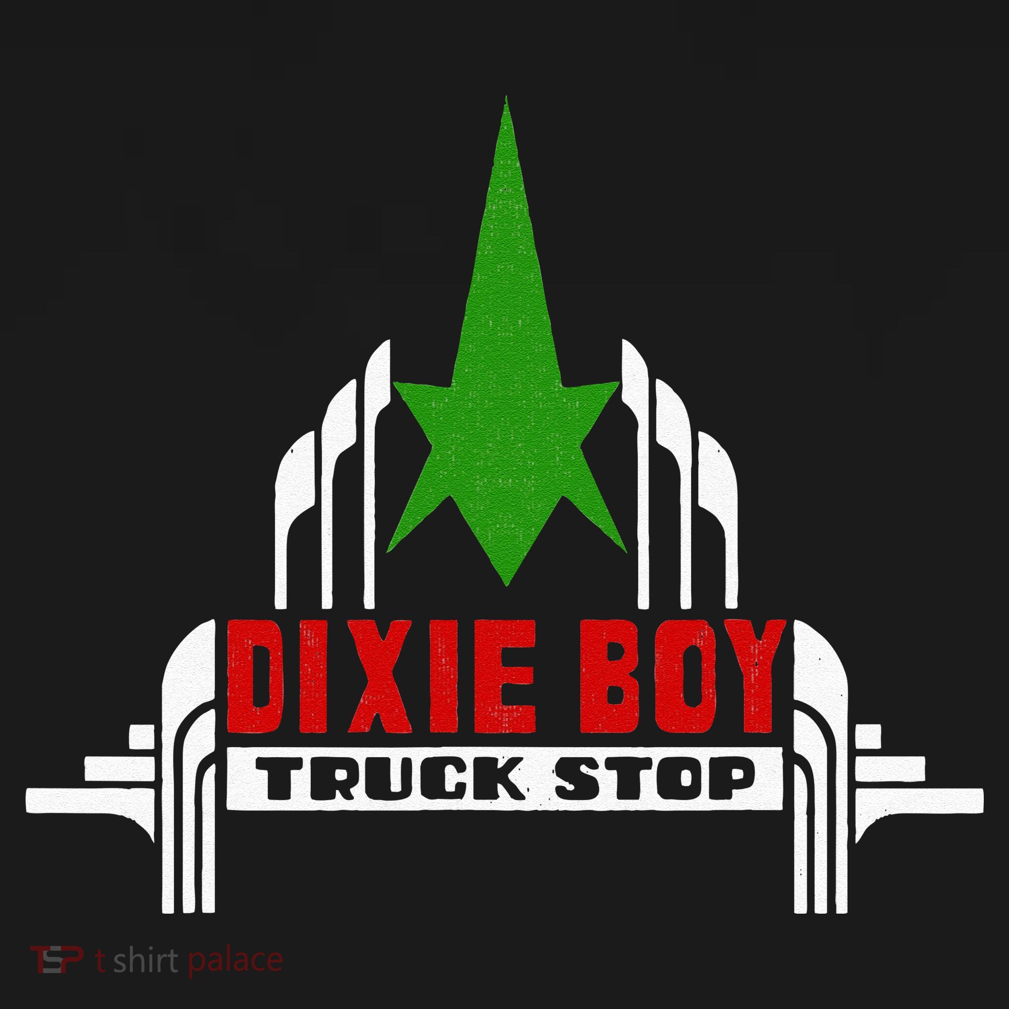 Dixie Boy Truck Stop Maximum Funny Overdrive Kids Long Sleeve Shirt
