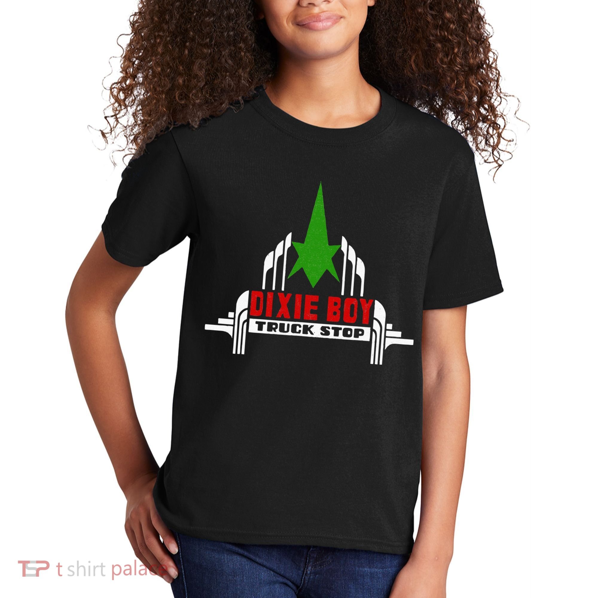 Dixie Boy Truck Stop Maximum Funny Overdrive Kids T-Shirt