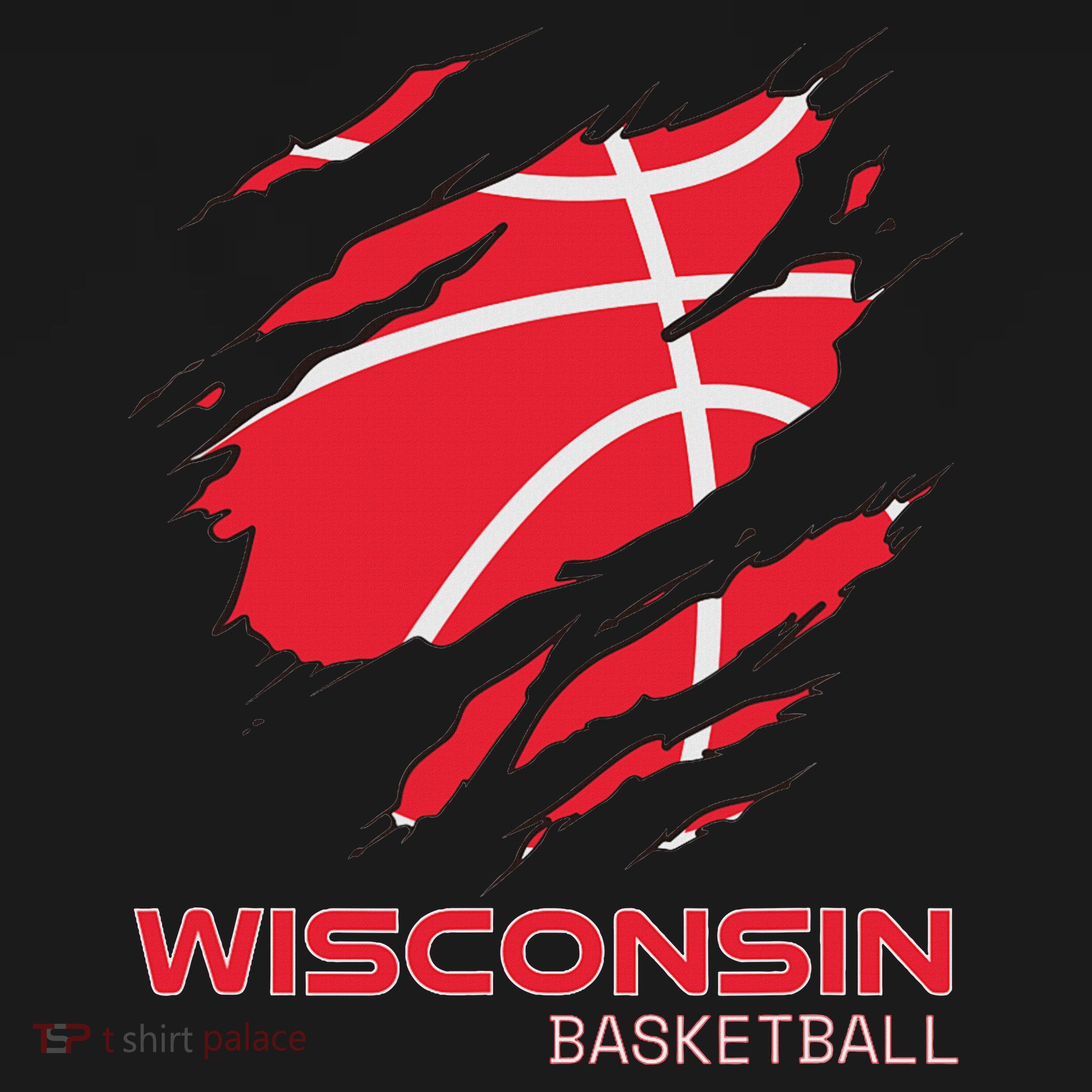 Distressed Basketball The Badger State Home Wisconsin Hoops Baby Bodysuit