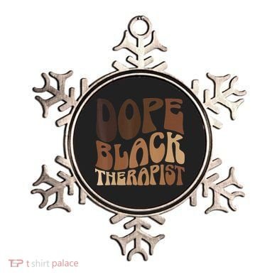 Dope Black Therapist Black Pride Afrocentric Melanin Ornament
