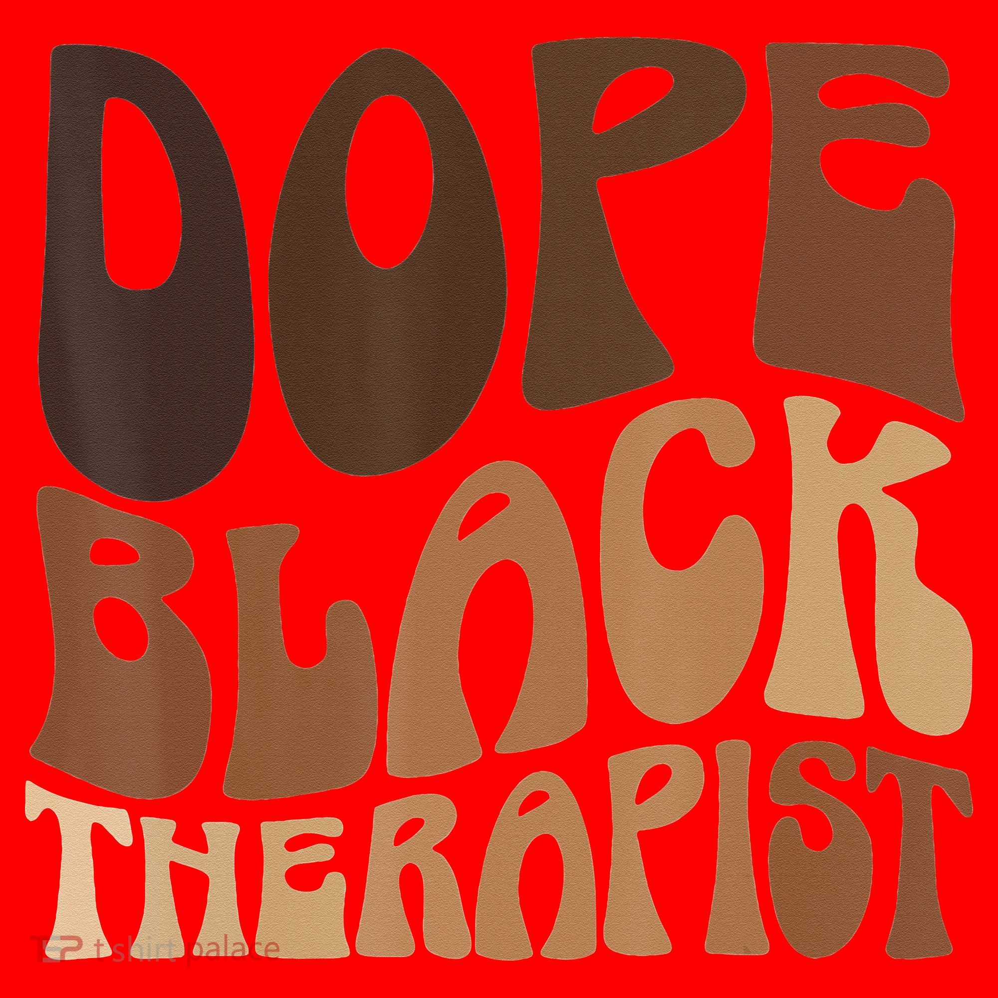 Dope Black Therapist Black Pride Afrocentric Melanin Santa Hat