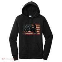 Dirt Bike Usa Flag Motocross American Flag Women's Hoodie thumb 0