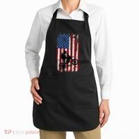 Dirt Bike Usa Flag Motocross American Flag Apron thumb 2