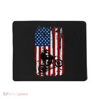 Dirt Bike Usa Flag Motocross American Flag Mousepad thumb 0