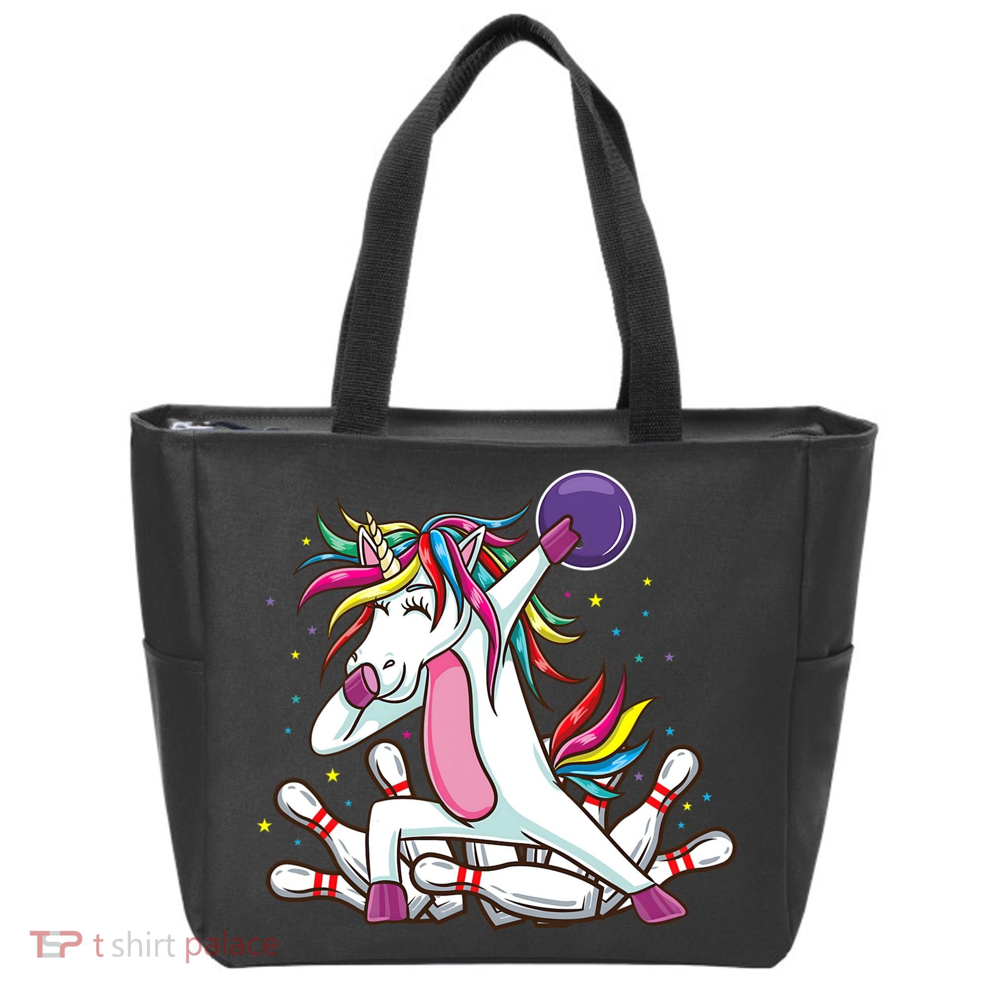 Dabbing Bowling Unicorn for Bowling Team Birthday Tote Bag