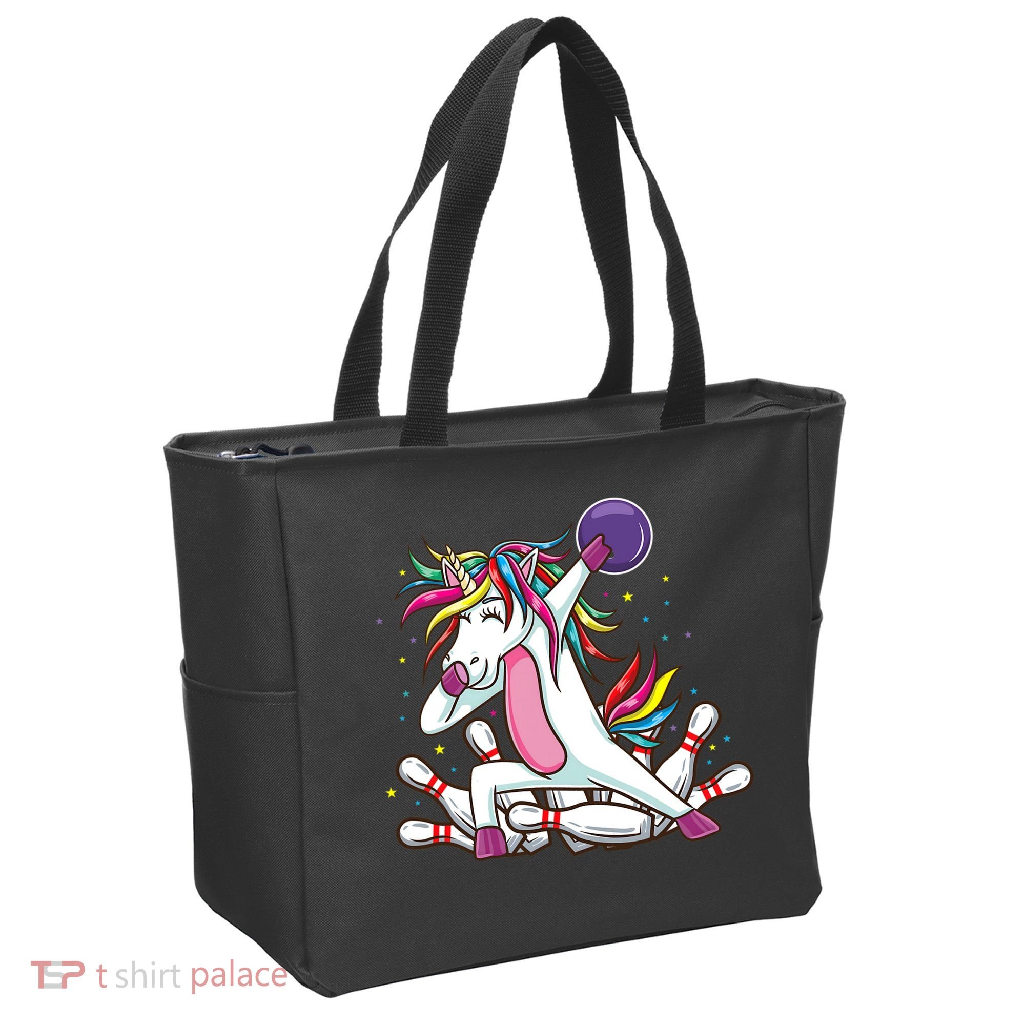 Dabbing Bowling Unicorn for Bowling Team Birthday Tote Bag