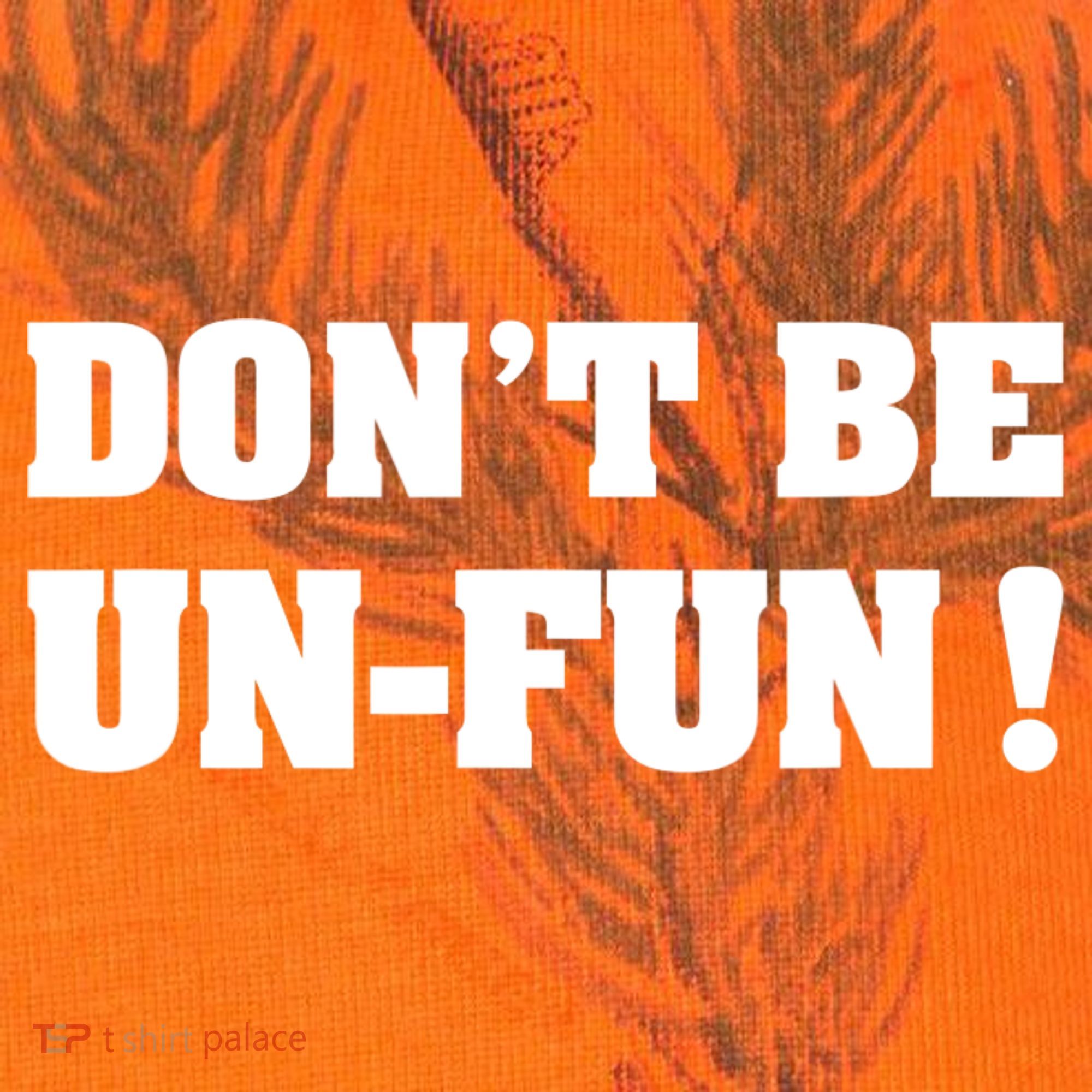 Don't Be UnFun! Motivational Positive Message Funny Saying Kati Licensed 12" Camo Cuffed Beanie