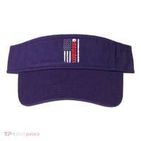 Distressed Baseball USA American Flag Visor thumb 0
