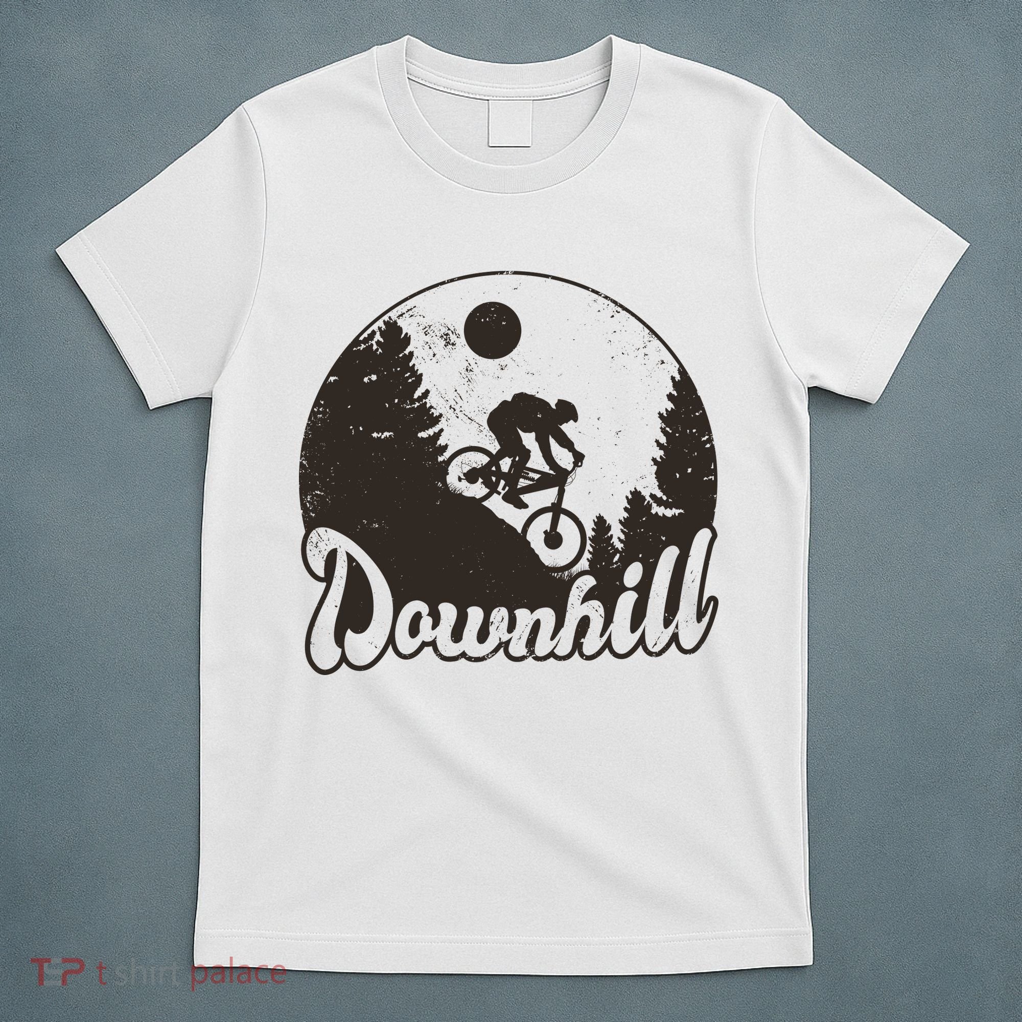 Downhill Biking Vintage T-Shirt