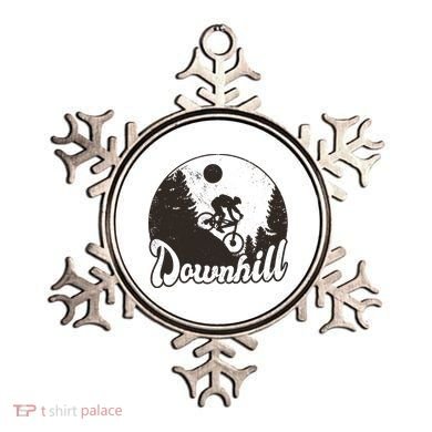 Downhill Biking Vintage Ornament
