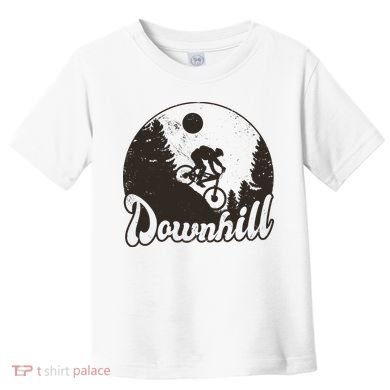 Downhill Biking Vintage Toddler T-Shirt