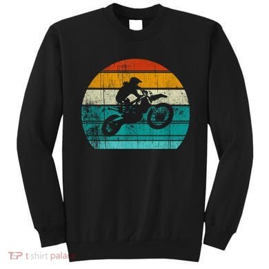 Dirt Bikes Vintage Gift Motocross Motorcycle Retro Sweatshirt