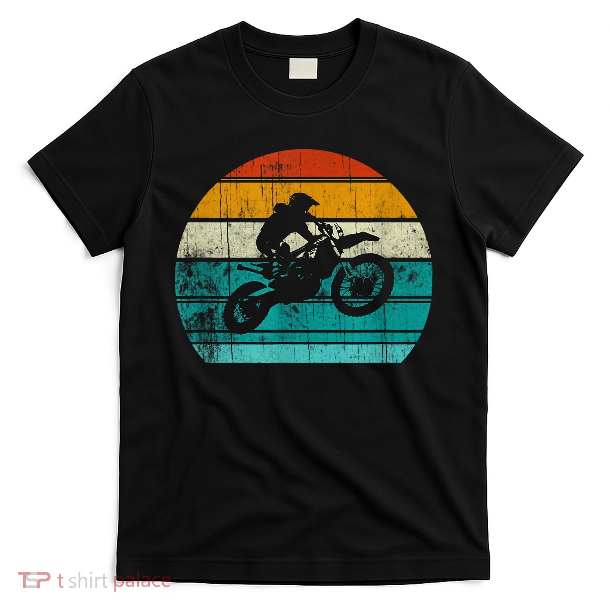 Dirt Bikes Vintage Gift Motocross Motorcycle Retro T-Shirt