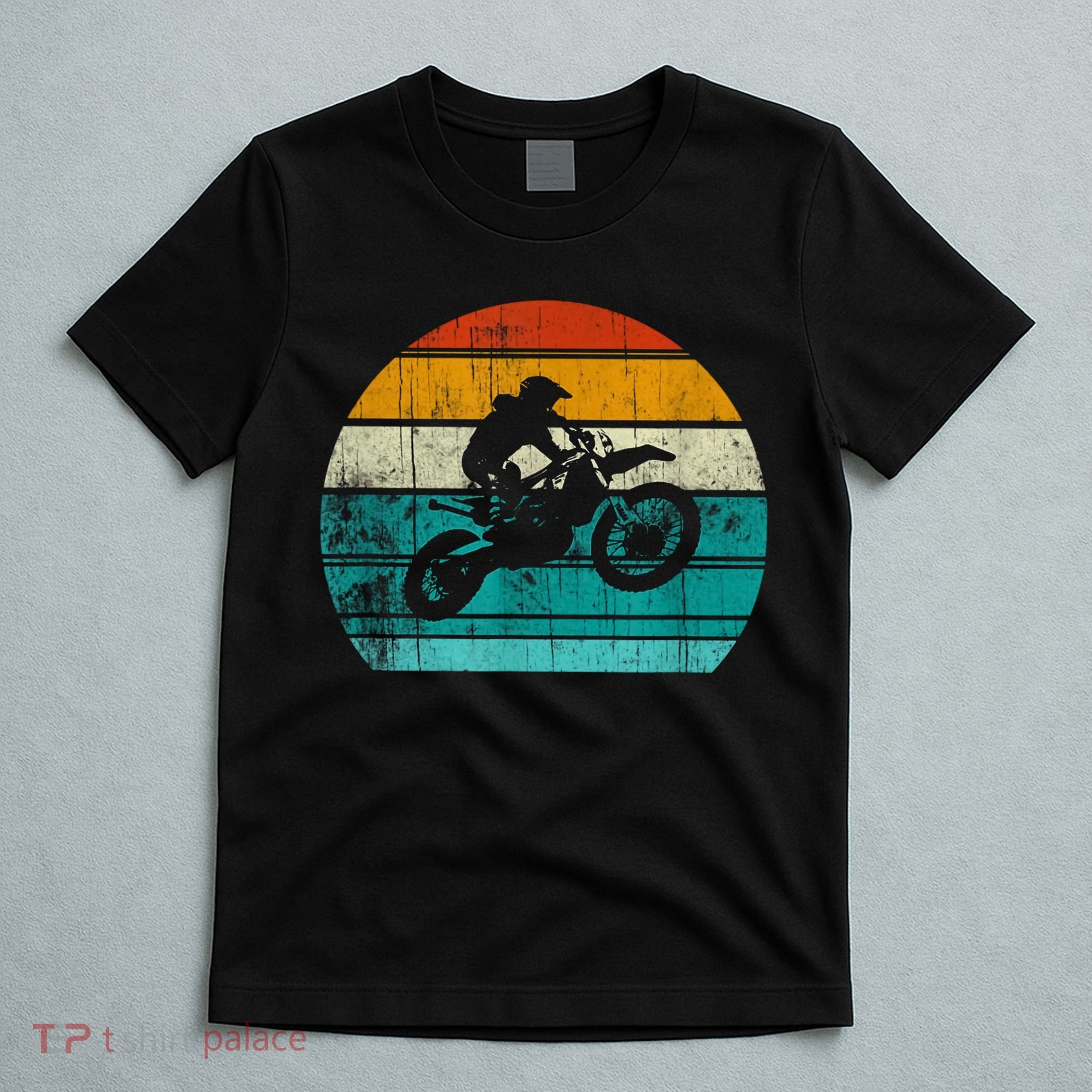 Dirt Bikes Vintage Gift Motocross Motorcycle Retro T-Shirt