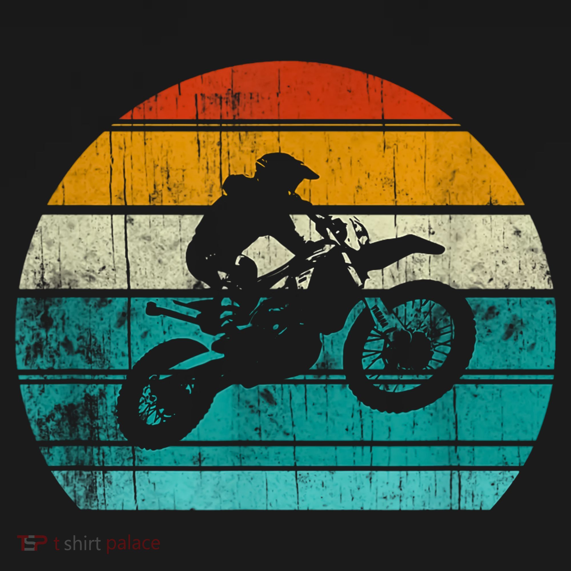 Dirt Bikes Vintage Gift Motocross Motorcycle Retro T-Shirt