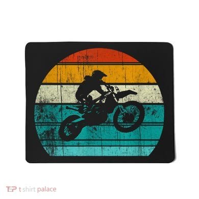 Dirt Bikes Vintage Gift Motocross Motorcycle Retro Mousepad