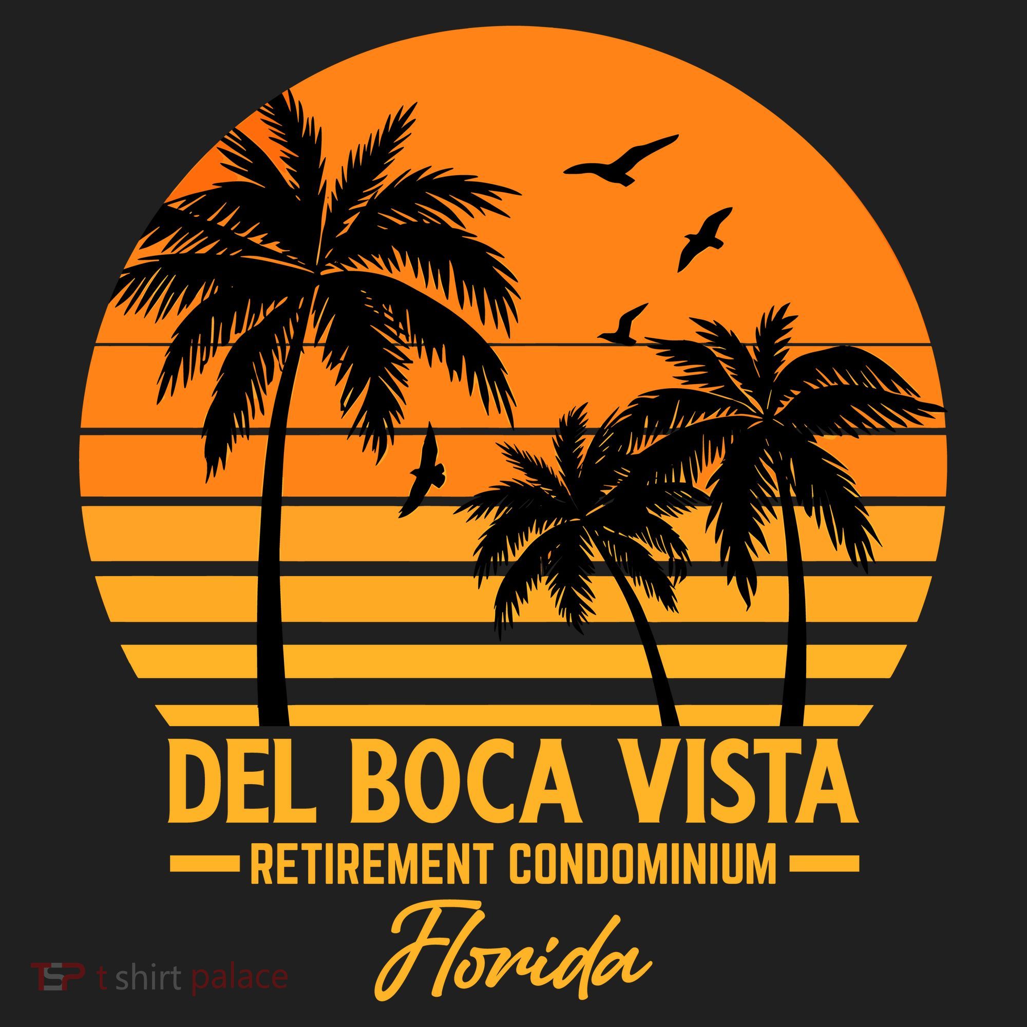 Del Boca Vista Retirement Condominium Florida Women's Sweatshirt