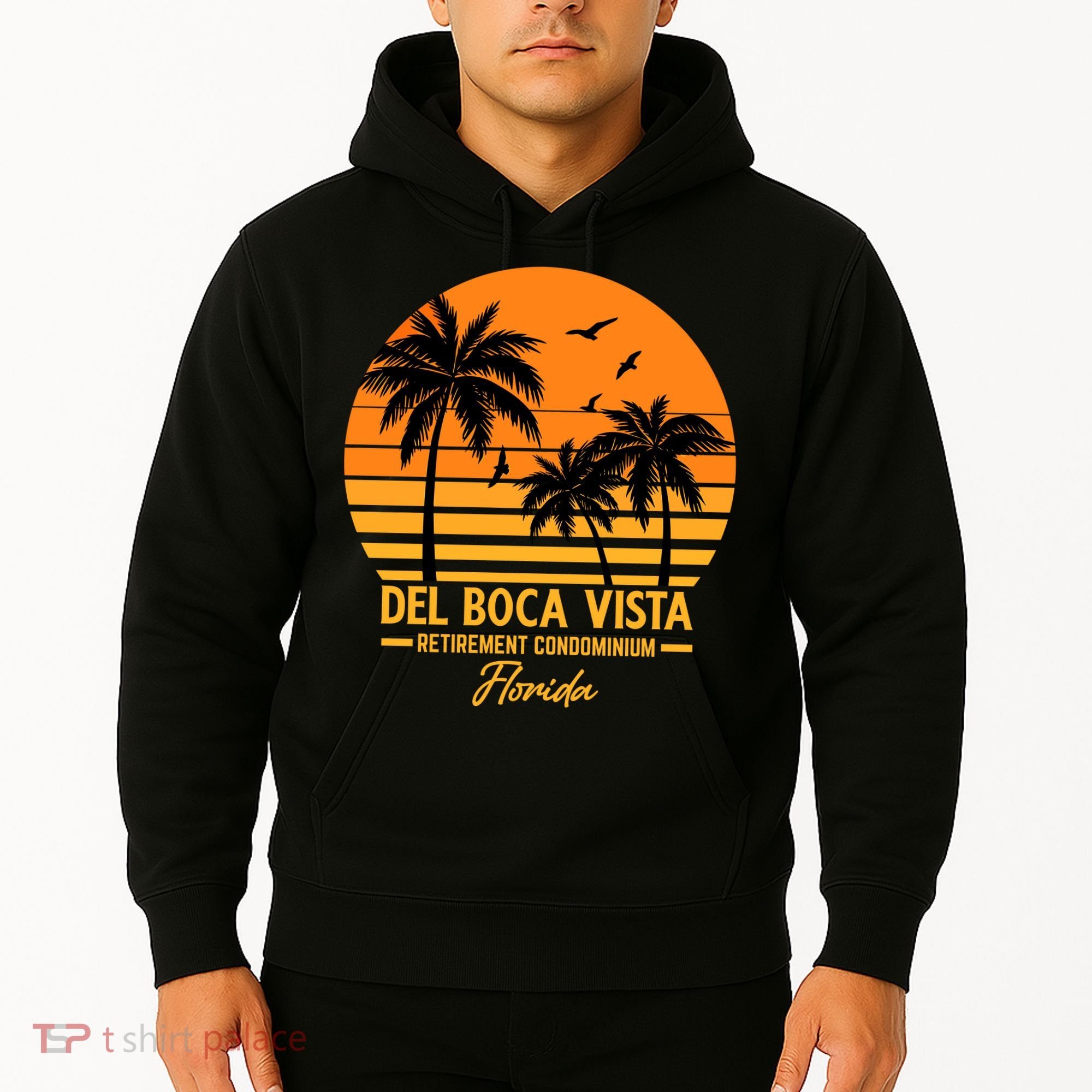 Del Boca Vista Retirement Condominium Florida Hoodie