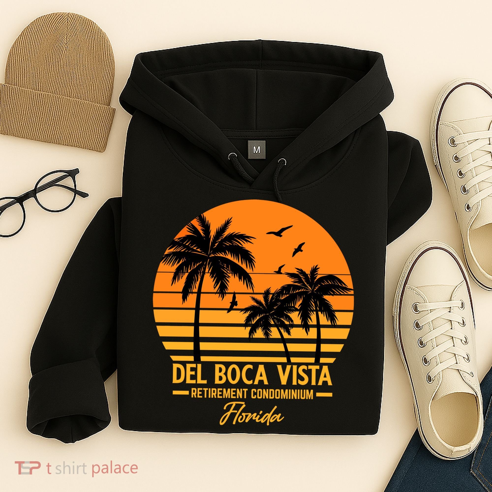 Del Boca Vista Retirement Condominium Florida Hoodie
