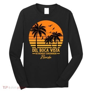 Del Boca Vista Retirement Condominium Florida Long Sleeve Shirt