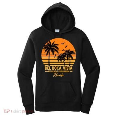 Del Boca Vista Retirement Condominium Florida Women's Hoodie
