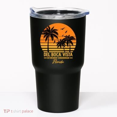 Del Boca Vista Retirement Condominium Florida Tumbler