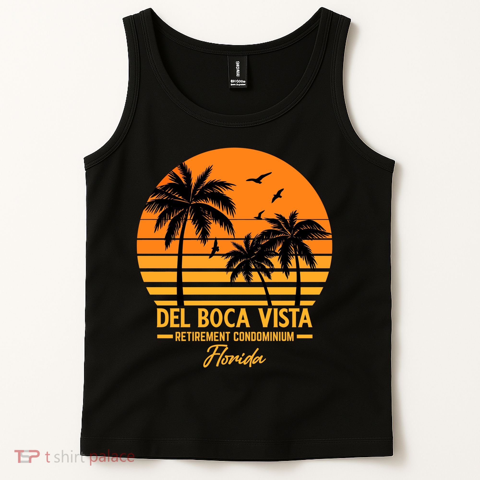 Del Boca Vista Retirement Condominium Florida Tank Top